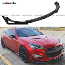 For 2013-16 Hyundai Genesis Coupe Gloss Black Ks-style Front Bumper Body Lip Abs