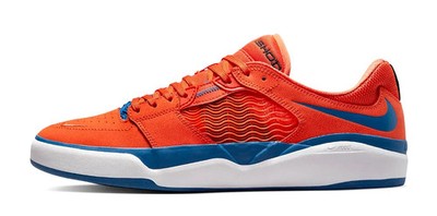 Nike SB Ishod Wair Skateboard Low Top Shoes Blue Orange DZ5648-800 Mens Size