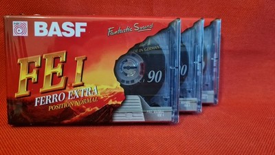 Audiokassetten   BASF FE I  Ferro Extra  90   Tapedeck Music Cassette 3 Stück!