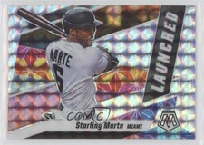 2021 Panini Mosaic Launched Mosaic Prizm Starling Marte #L7 10qk