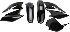 UFO Moto Full Body Replacement Plastic Kit Black For Suzuki RM-Z 250 2004-2005
