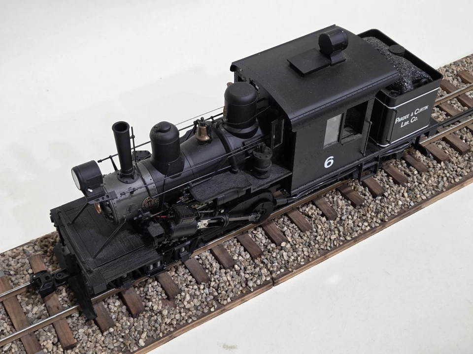 Bachmann Spectrum G 1/20.3 Climax 25t Class B Steam Locomotive - Black Pn81180 - Image 2 of 4
