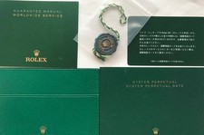 Rolex Genuine Booklet Tag Card Holder Set for Oyster Perpetual Date x5 Items