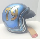 Biltwell Bonanza Helmet Custom Painted Motorcycle 2018 Cannonball Run Numbered