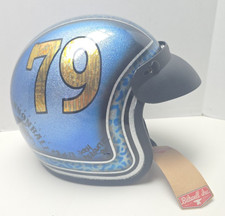 Biltwell Bonanza Helmet Custom Painted Motorc...