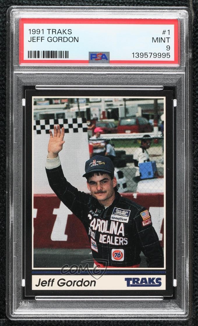 1991 Traks Jeff Gordon #1 PSA 9 MINT HOF 07r2