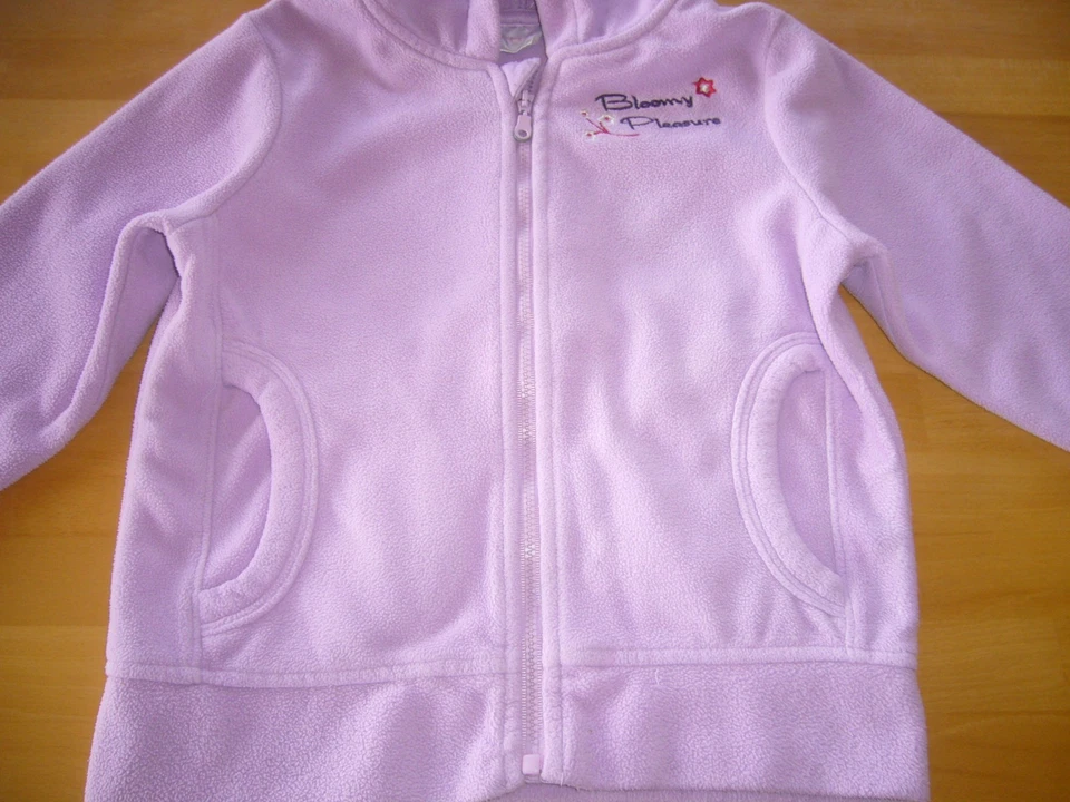 impidimpi Mädchen Sweatjacke Gr. 98/104 mit Kapuze - Bild 3 von 4