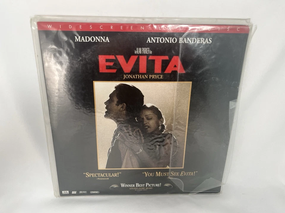 Evita Laserdisc Film 11853 AS Widescreen NTSC Madonna Banderas - Image 2 of 4