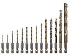 NordWolf 14-Piece Metric Cobalt Drill Bit Set for Stainless Steel & Hard Metals