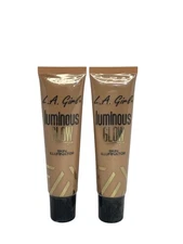 NEW L.A. Girl Luminous Glow Skin Illuminator Afterglow, 1 fl oz (30ml), Set of 2