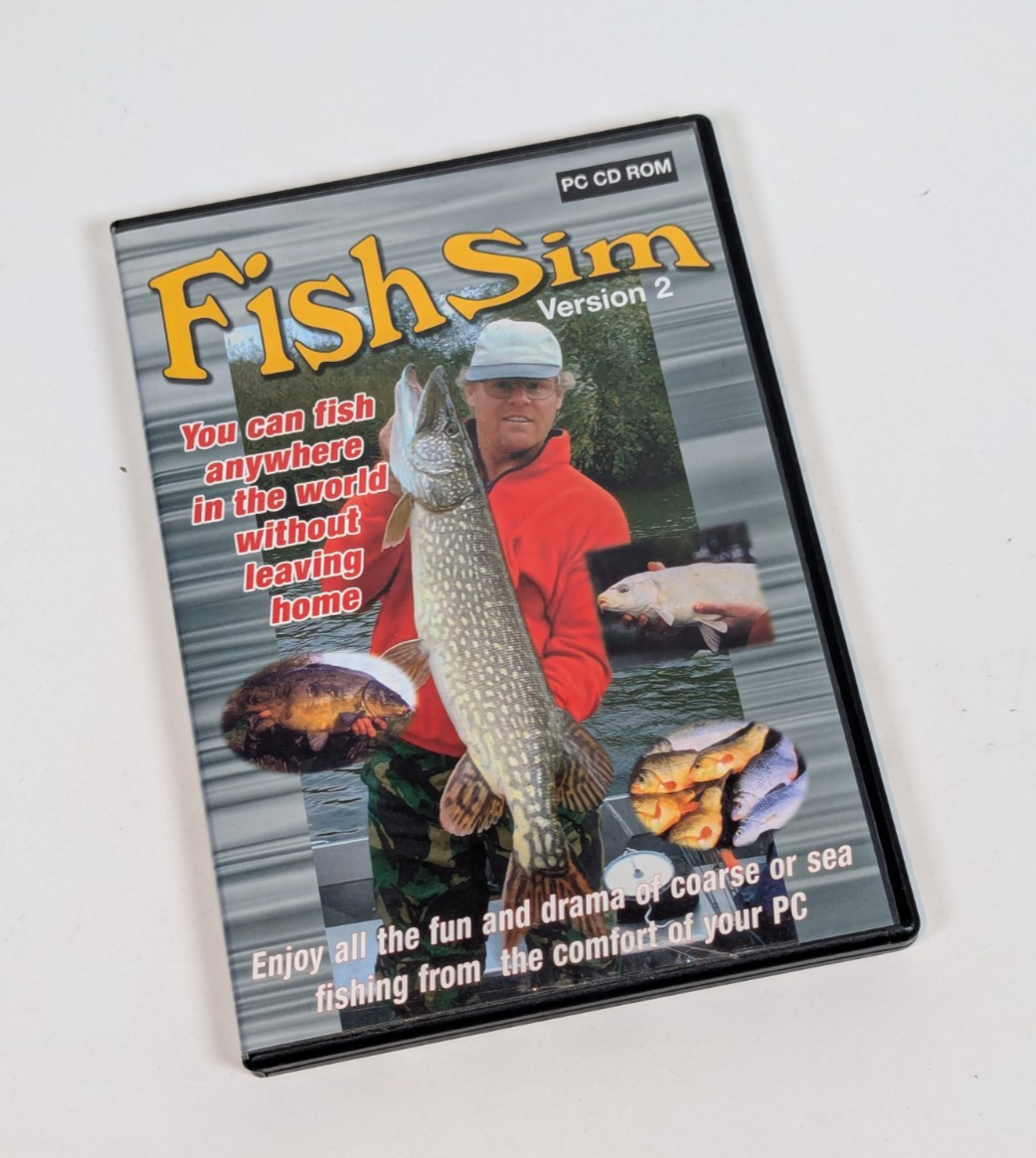 Fish Sim Version 2  PC CD-ROM (95/98/ME/XP/ 2000) - Fishing Simulator Game!!