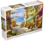 [Made in Japan] 300-piece jigsaw puzzle Flowering Cafe in Sicily 26 x 38 cmfrom