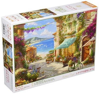 [Made in Japan] 300-piece jigsaw puzzle Flowering Cafe in Sicily 26 x 38 cmfrom