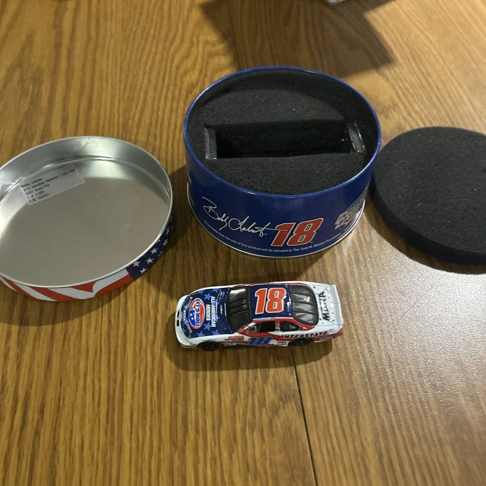 Bobby Labonte 1/64 2002 #18 Interstate Batteries/Let's Roll w/Collector Tin - Image 2 of 4