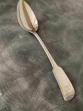 RARE SOLID SILVER GEORGIAN IRISH HALLMARKED SERVING SPOON R WHITFORD DUBLIN 1813