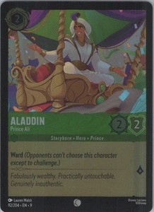 Aladdin - Prince Ali 92/204 Fabled Foil