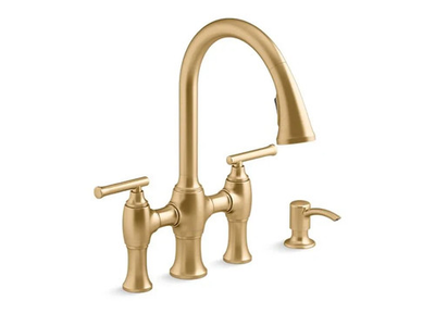 #ad NEW KOHLER K R28705 SD 2MB Oresund Bridge Kitchen Sink Faucet with Two Function $187.50