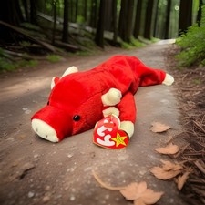 TY Beanie Baby   Snort The Red Bull Excellent Condition With Tags