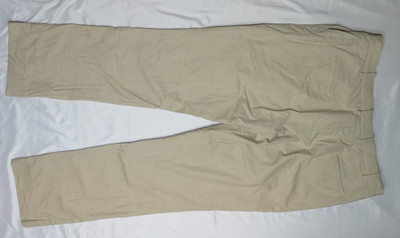 BESPOKE MEN 38X33 TAN RELAXED FIT STUDIO SUITS HAND CRAFTED SLACKS DRESS TROUSER
