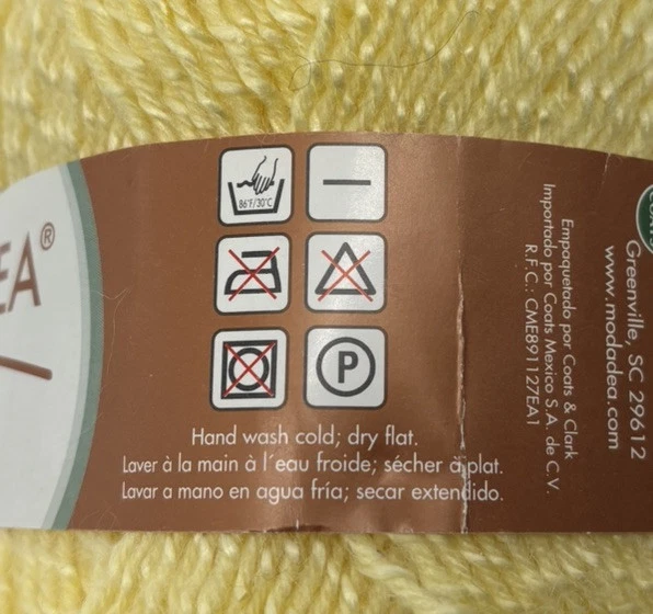 Moda Dea Cherish Yarn "Daffodil" 1 Skein #2025 - Image 2 of 4