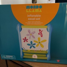 Mondo Llama Inflatable Easel Set Kids Art Painting Playset Ages 4 New