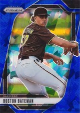 Boston Bateman San Diego Padres: 2025 Panini Prizm Blue Ice #76 NRMT