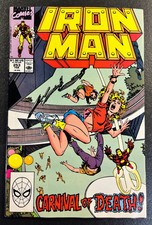 IRON MAN 253 VINTAGE Bob Layton 1989 Doctor Doom V 1 Avengers She Hulk KEY