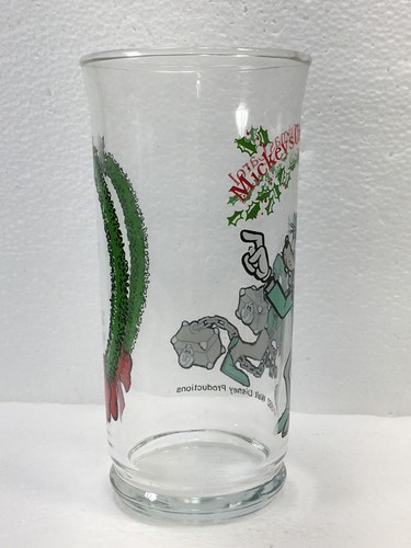 VINTAGE 1982 DISNEY MICKEY'S CHRISTMAS CAROL "GOOFY AS MARLEYS GHOST" GLASS - Picture 8 of 8