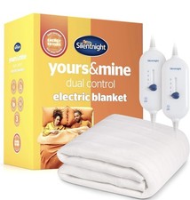 Silentnight Yours And Mine Dual Control Electric Blanket Double