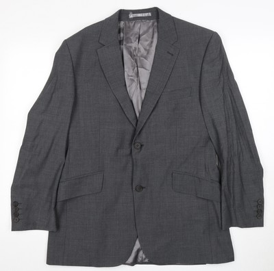 Grauer Herrenblazer, Größe 40 kurz, Regular Fit
