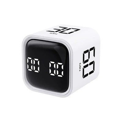 Produktivitätswürfel Timer Schwerkraft Flip Sensor LED Dual Mode Digital Studie Kochen