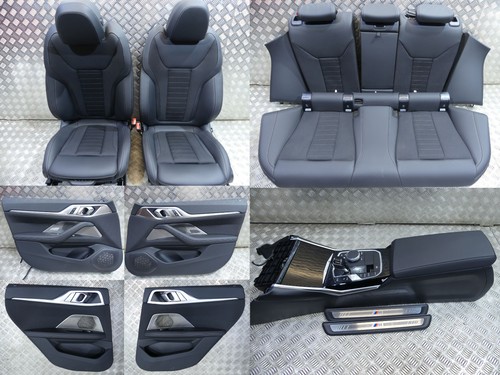BMW 4 G26 SPORT Lederausstattung Sitze Seats UPHOLSTERY Sensatec Schwarz