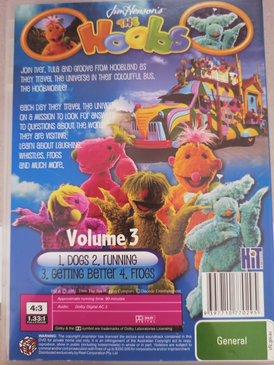 JIM HENSON'S THE HOOBS Volume 3 DVD ABC Kids Like New | eBay UK