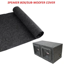 Speakers Subwoofer Interior Cover Carpeting Upholstery Replace Charcoal 72"x78"