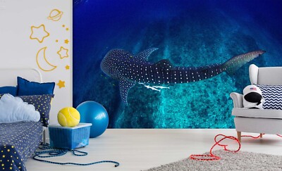 3D Animal Shark G7483 Wallpaper Wall Murals Removable Self-adhesive Erin