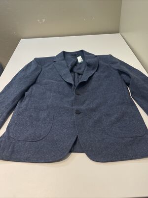 Artefact Heathered Knit Blazer Blue Size XL Stitch Fix 
