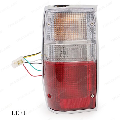 Tail Light Clear Red Black Rim LR Fit Mitsubishi L200 Mighty Max Tail Light Clear Red Black Rim LR Fit Mitsubishi L200 Mighty Max