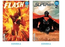 🔥ABSOLUTE SUPERMAN # 1 + ABSOLUTE FLASH # 1 - LOT of 2 - Cover A - DC Comics🔥