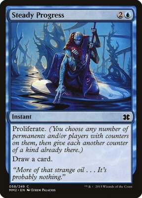 Steady Progress 1x MtG ENGLISH Modern Masters 2015 MM2 SP/NM