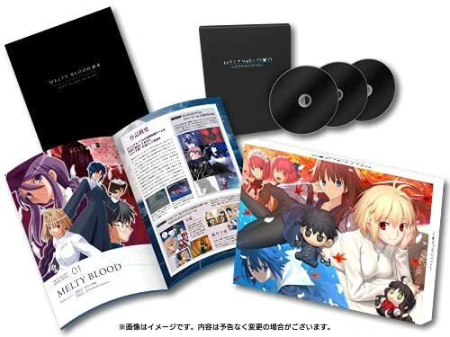 First Limited MELTY BLOOD: TYPE LUMINA ARCHIVES Book SOUND CD &
