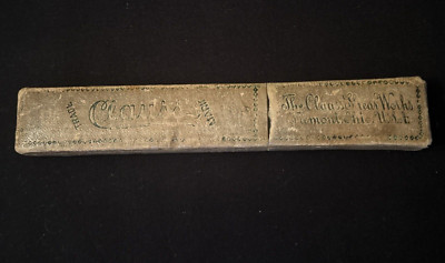 Vintage Clauss Straight Razor Case Only Fremont Ohio U.S.A. Shear Works Box