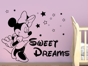 Dekoration Minnie Maus Wandtattoo Wandsticker Xxl Mickey Mouse Kinderzimmer Madchen Mini Mobel Wohnen Mobel Wohnen Dekoration
