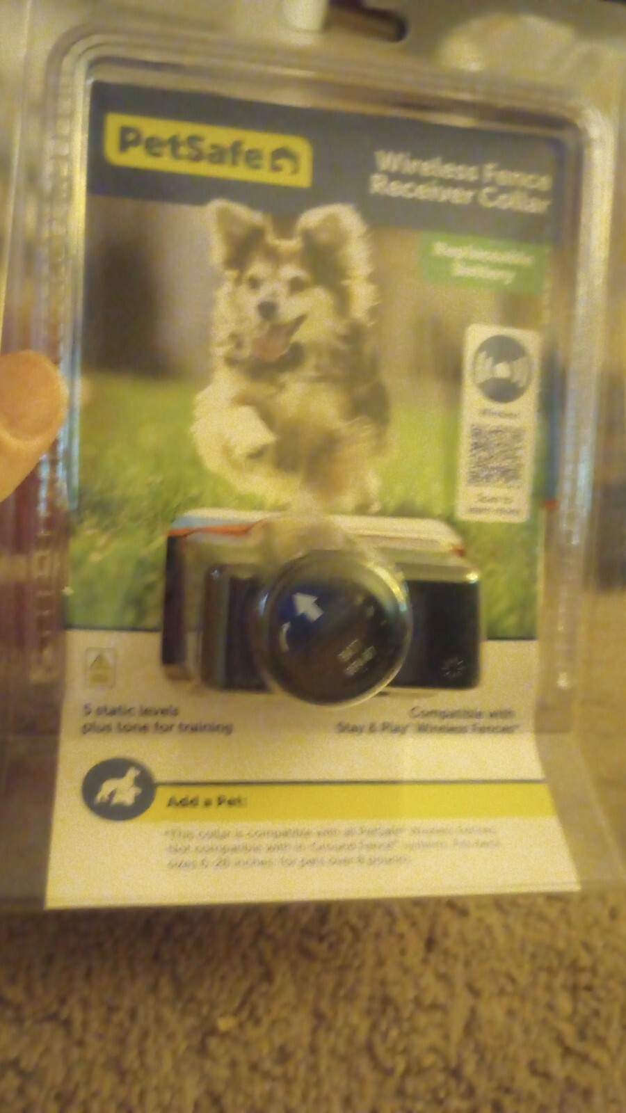 PetSafe PIF-275-19 Wireless Fence Receiver Collar. Factory sealed