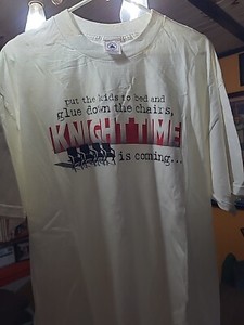Bob Bobby Knight Tshirt Xl Texas Tech Iu Knight Time