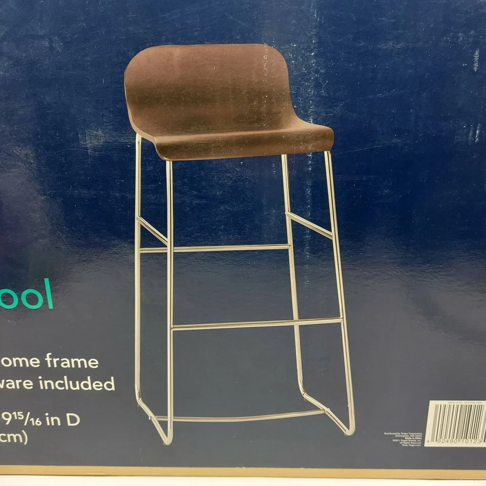 Room Essentials Espresso Finish  29" Height Bar Stool - Image 3 of 4