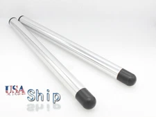 US Motorcycle Replacement Handlebars Clip-on 22mm Fork Tube Handle Bars Silver