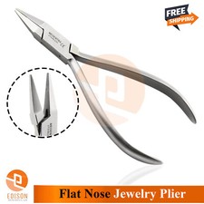 Orthodontic Flat Nose Plier 13.5cm Dental  Jewelery Making Repairing Instrument