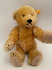 Steiff Teddybär Mohair  Brummstimme 000935 Knopf + Fahne 35 cm unbespielt