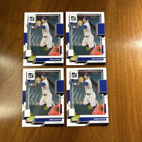 ⚡️⚾️🧢 (4) Jose Altuve 2022 Donruss #120 LOT Houston Astros ✨✨✨ - Picture 4 of 4