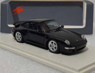 Porsche 911 (993) Turbo 1995 Black 1:43 Spark S4476 Resin Model